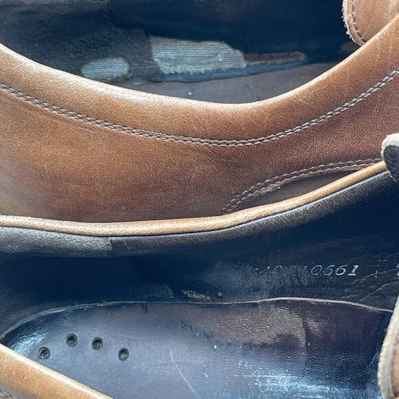 Mephisto Oxfords Mens Size 11.5 Brown Leather Lace Up Dress Shoes Derby Comfort main image 9